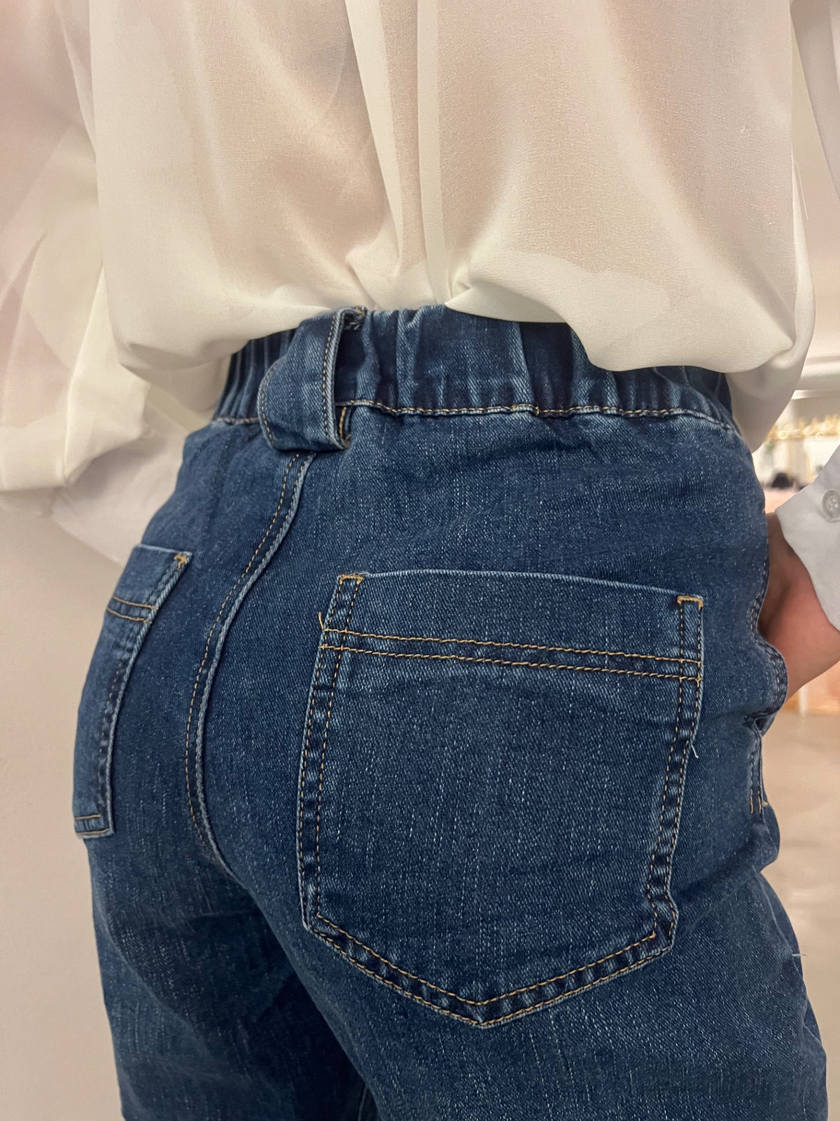 Mom Fit Blue