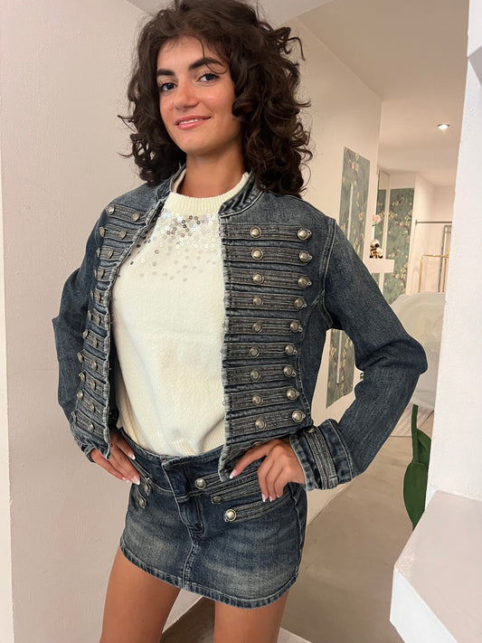 Nueva Vida - Giacca Jeans Giubba