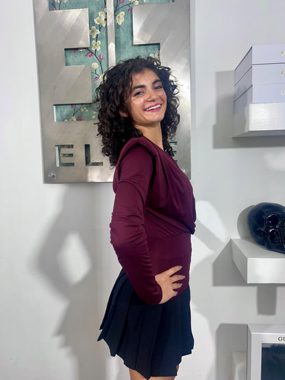 Maglia Gabriella - Nero / Ruggine / Bordeaux / Cioccolato