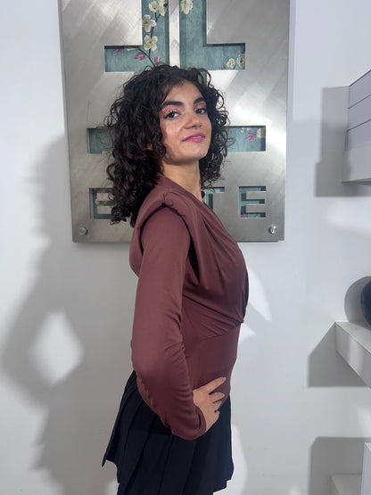 Maglia Gabriella - Nero / Ruggine / Bordeaux / Cioccolato