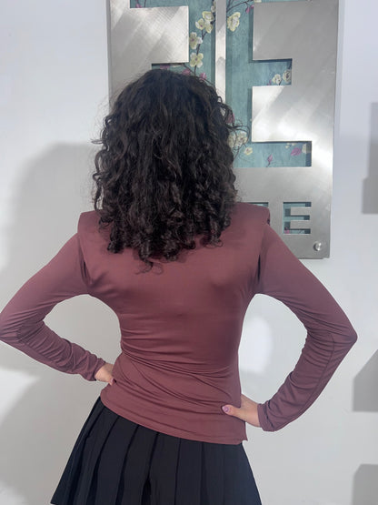 Maglia Gabriella - Nero / Ruggine / Bordeaux / Cioccolato