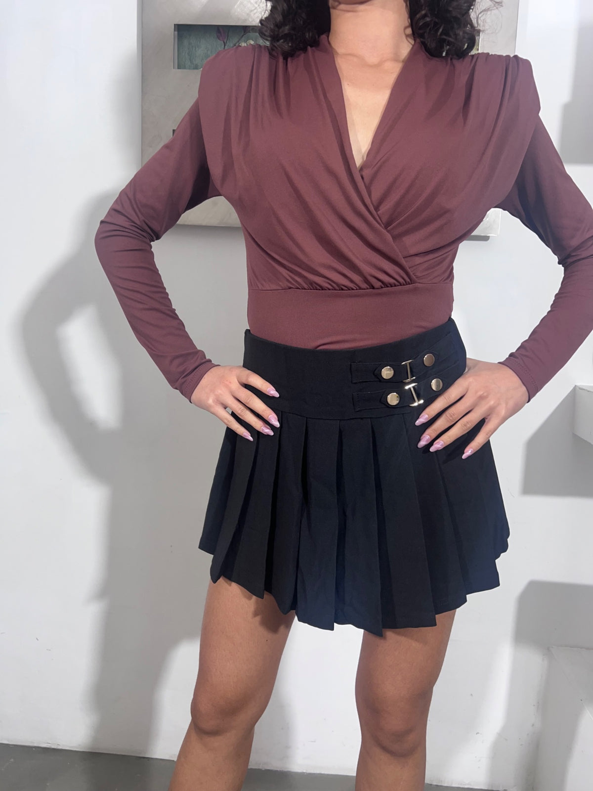 Maglia Gabriella - Nero / Ruggine / Bordeaux / Cioccolato
