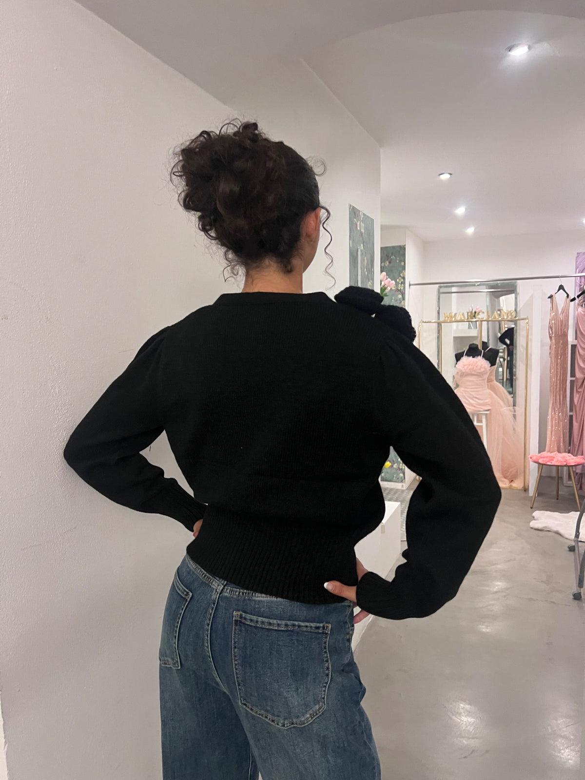 Cardigan Giusy - Nero / Grigio / Nocciola / Panna