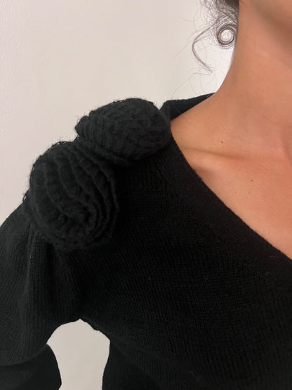 Cardigan Giusy - Nero / Grigio / Nocciola / Panna