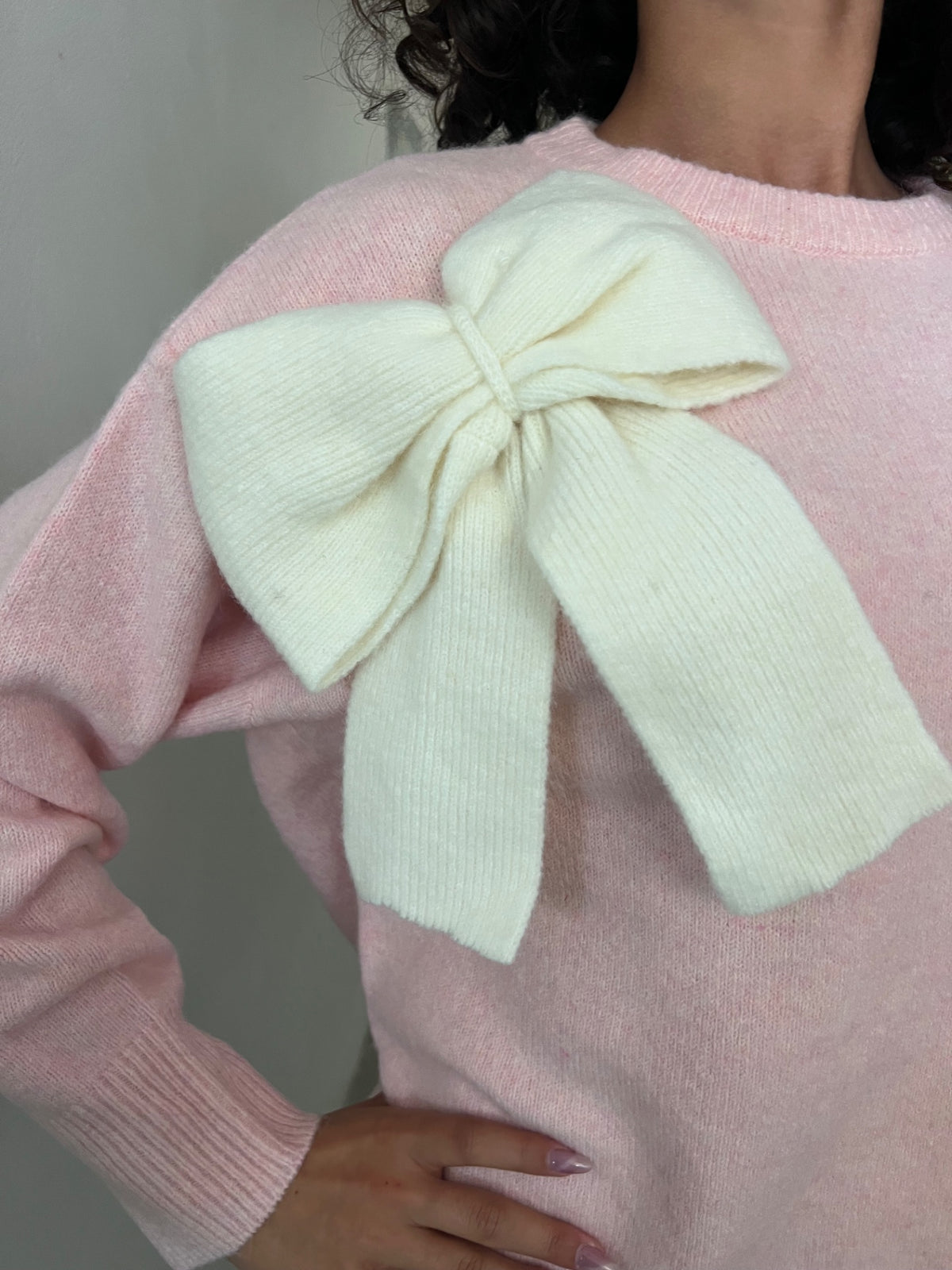 Girocollo Angela - Nocciola / Nero / Azzurro / Rosa / Cioccolato / Bianco