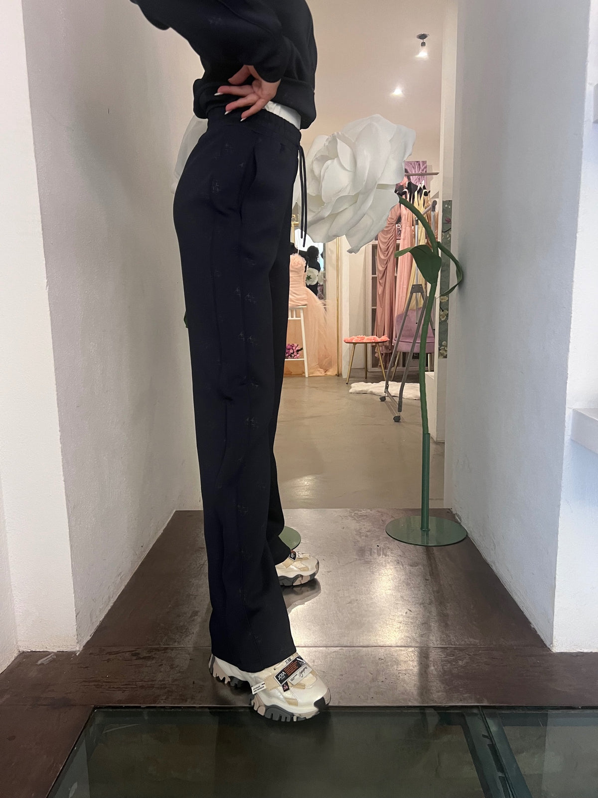 Pantalone - Blu / Burro
