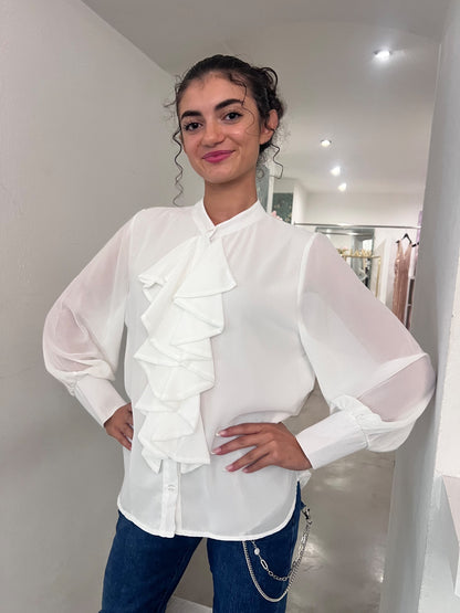 Camicia Claudia - Rosa / Bianco