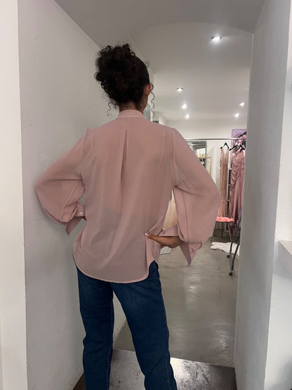 Camicia Claudia - Rosa / Bianco