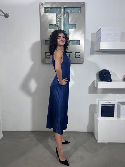 Abito Nadia - Beige / Verde / Blu
