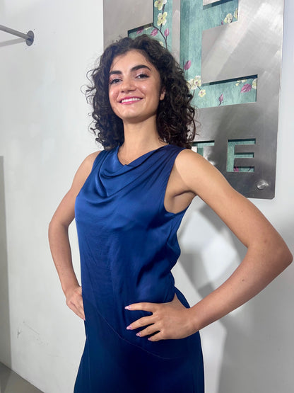 Abito Nadia - Beige / Verde / Blu