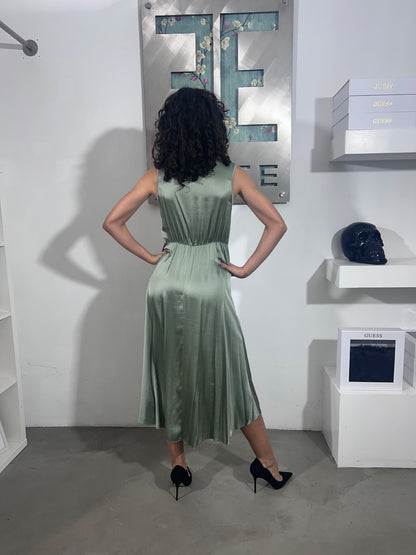 Abito Nadia - Beige / Verde / Blu