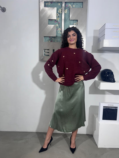 Abito Nadia - Beige / Verde / Blu