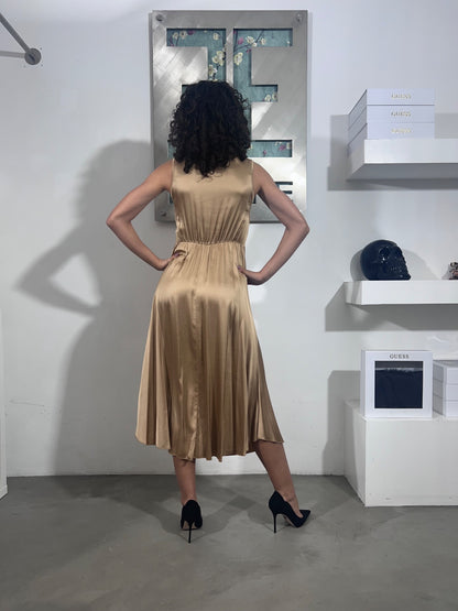 Abito Nadia - Beige / Verde / Blu