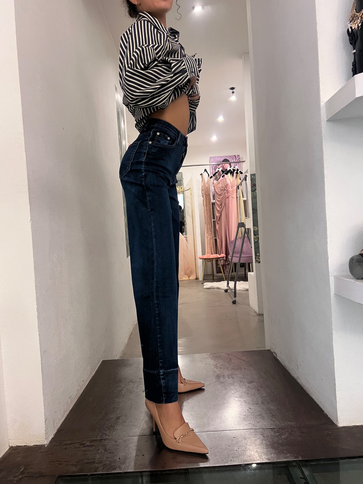 Jeans Palazzo - Stone Wash