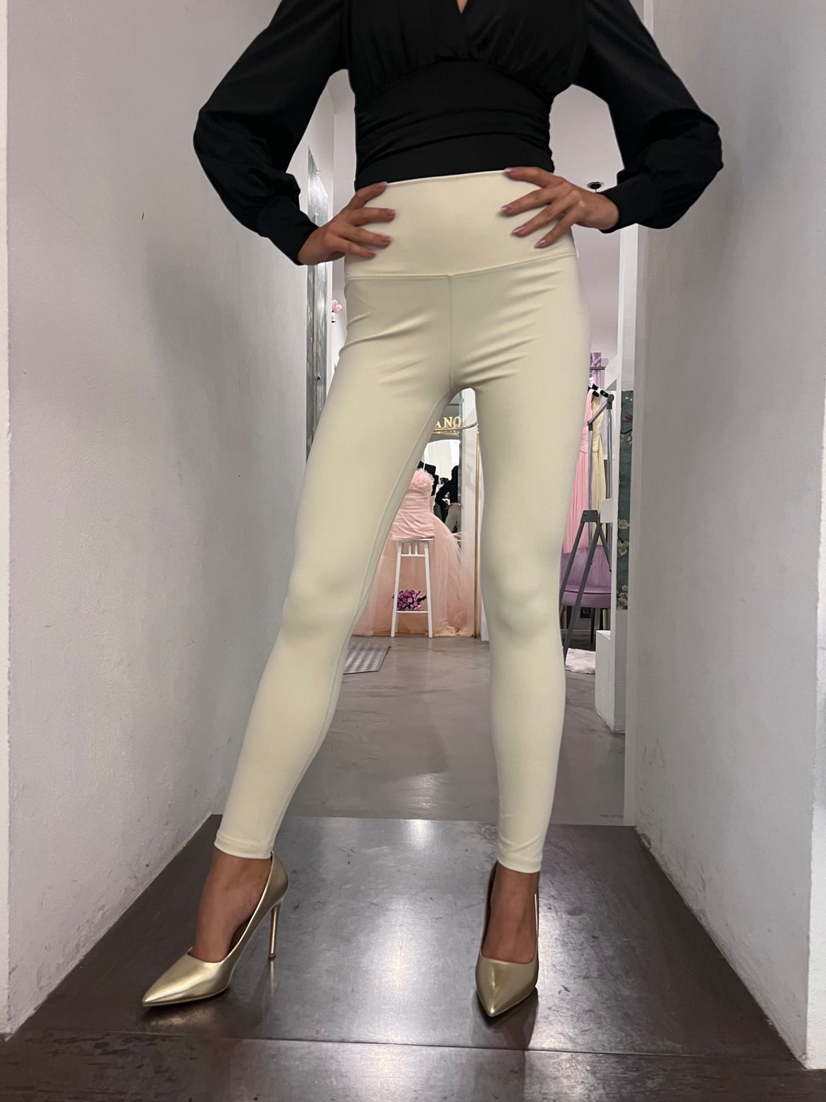 Leggins Lucia - Panna