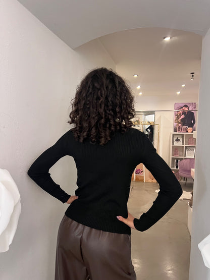 Girocollo Aurora - Nero / Bianco / Bordeaux