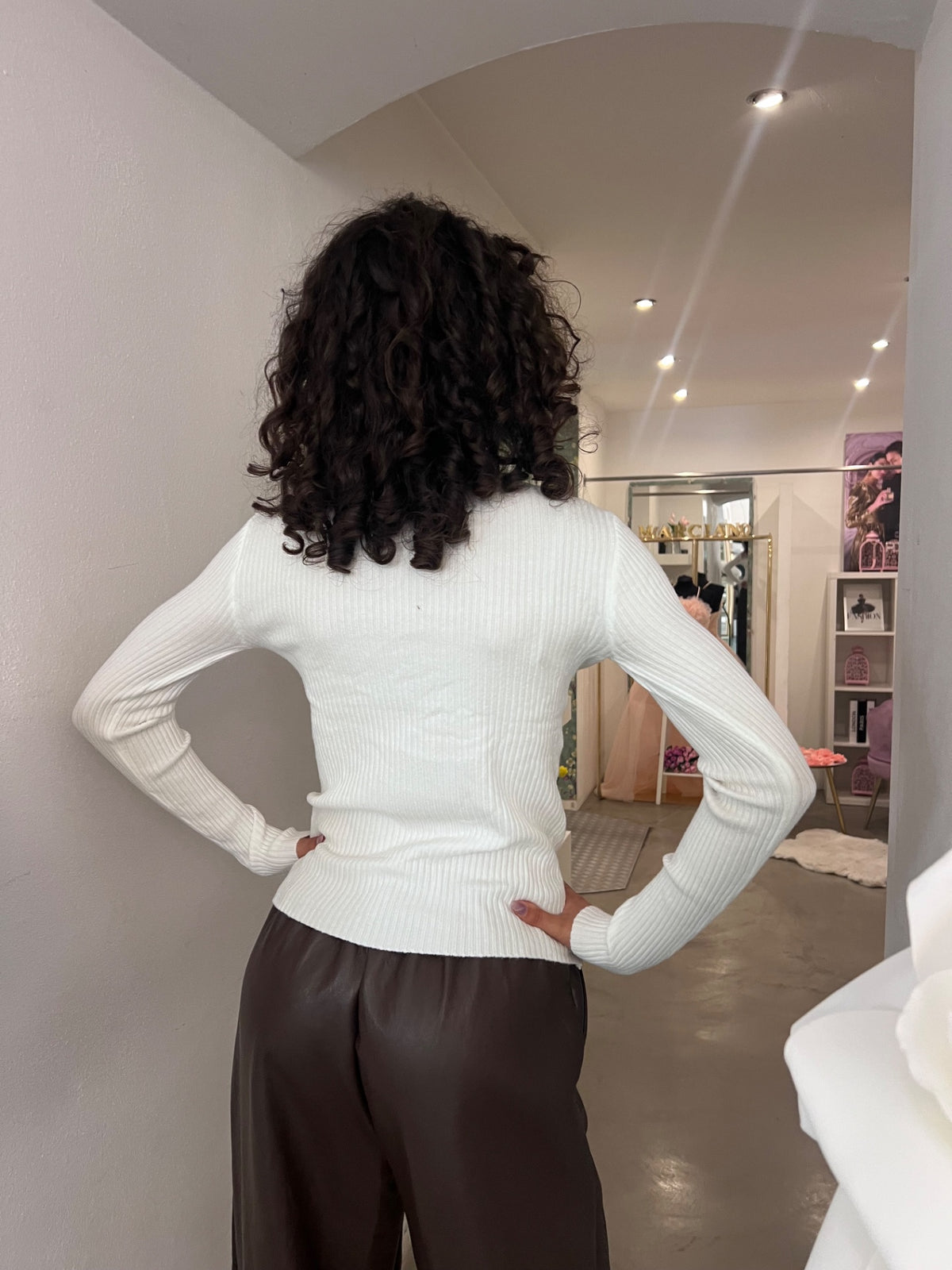 Girocollo Aurora - Nero / Bianco / Bordeaux