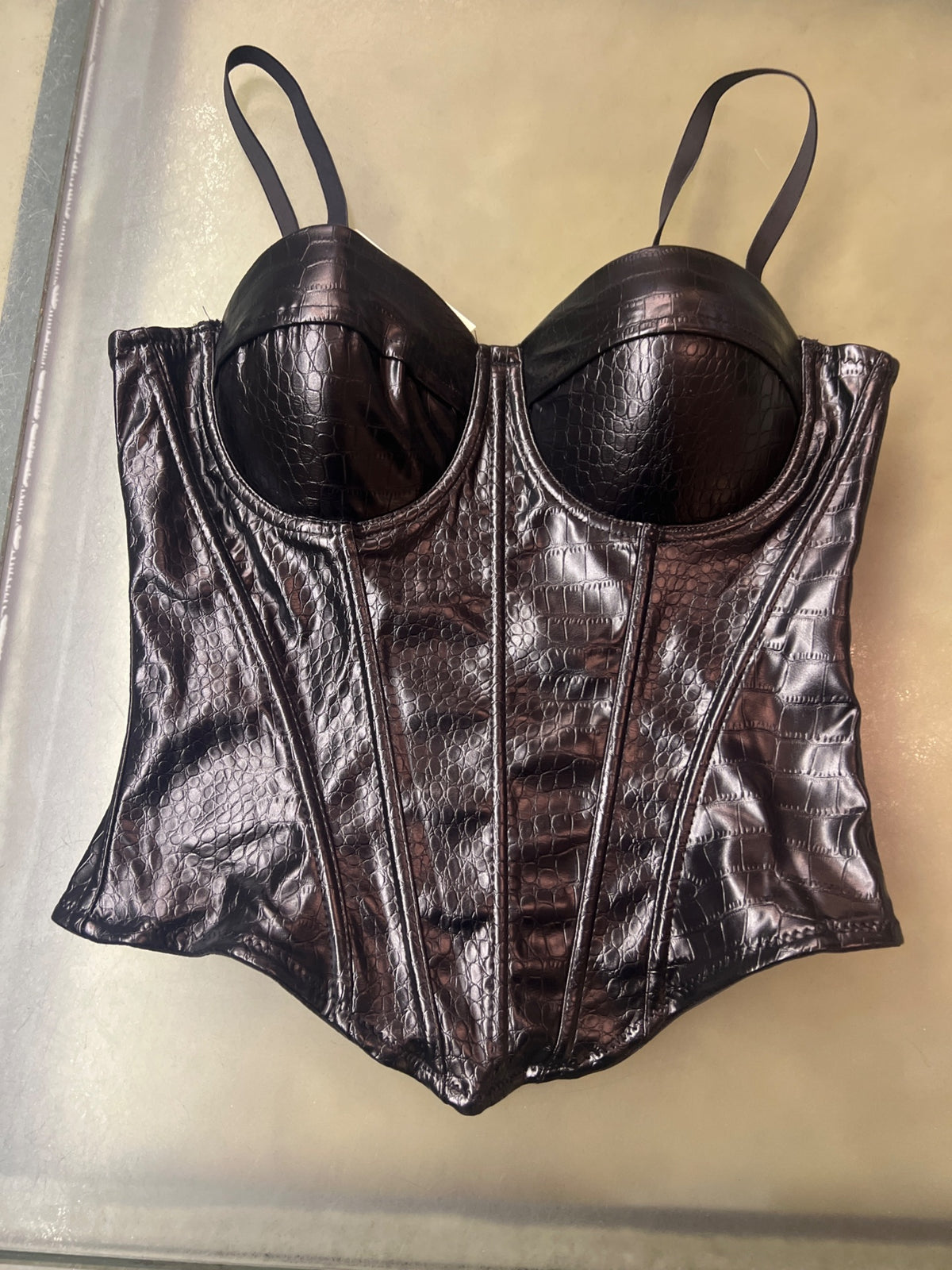 Corpetto Elvira - Bordeaux / Nero / Cioccolato