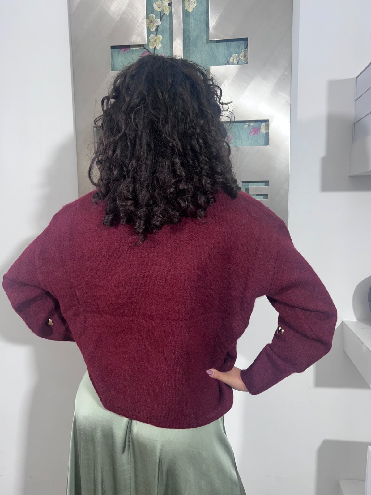 Maglia Ilenia - Beige / Cioccolato / Bordeaux