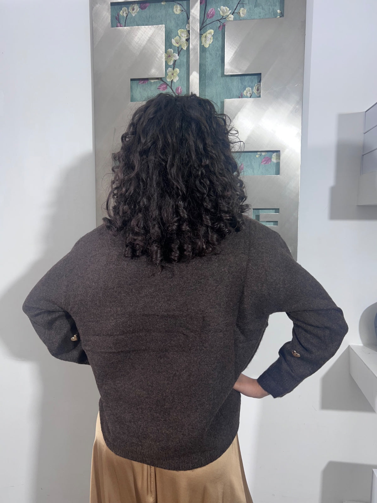 Maglia Ilenia - Beige / Cioccolato / Bordeaux