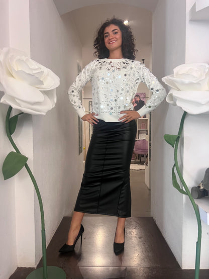 Girocollo Lorella - Grigio / Bianco / Nero / Bordeaux