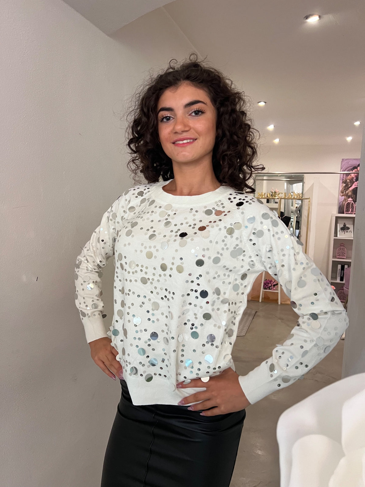 Girocollo Lorella - Grigio / Bianco / Nero / Bordeaux