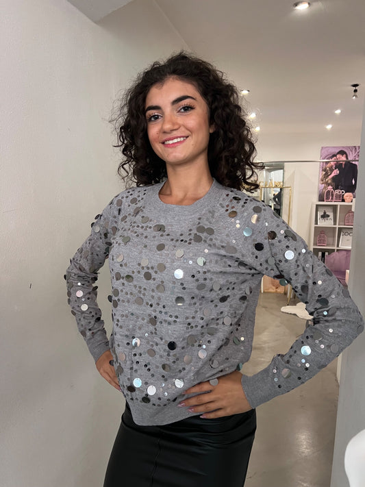 Girocollo Lorella - Grigio / Bianco / Nero / Bordeaux