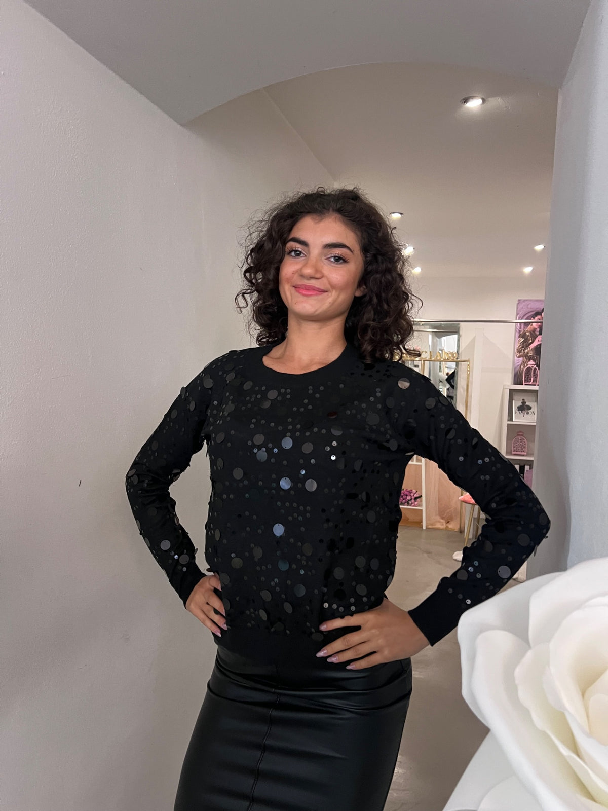 Girocollo Lorella - Grigio / Bianco / Nero / Bordeaux