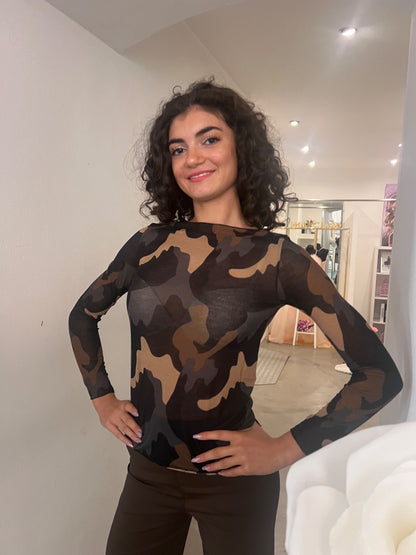 Girocollo Camouflage - Bo / Nero / Blu / Bordeaux