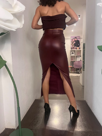 Lounguette Ecopelle - Nero / Bordeaux