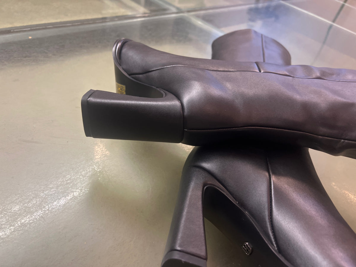 Stivale Tacco 10 Cm - Nero