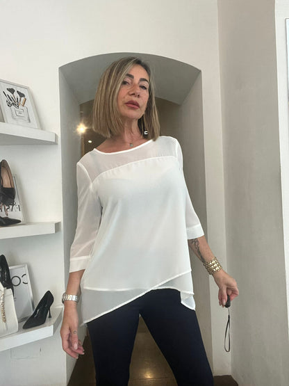 Nueva Vida - Blusa Assimetrica