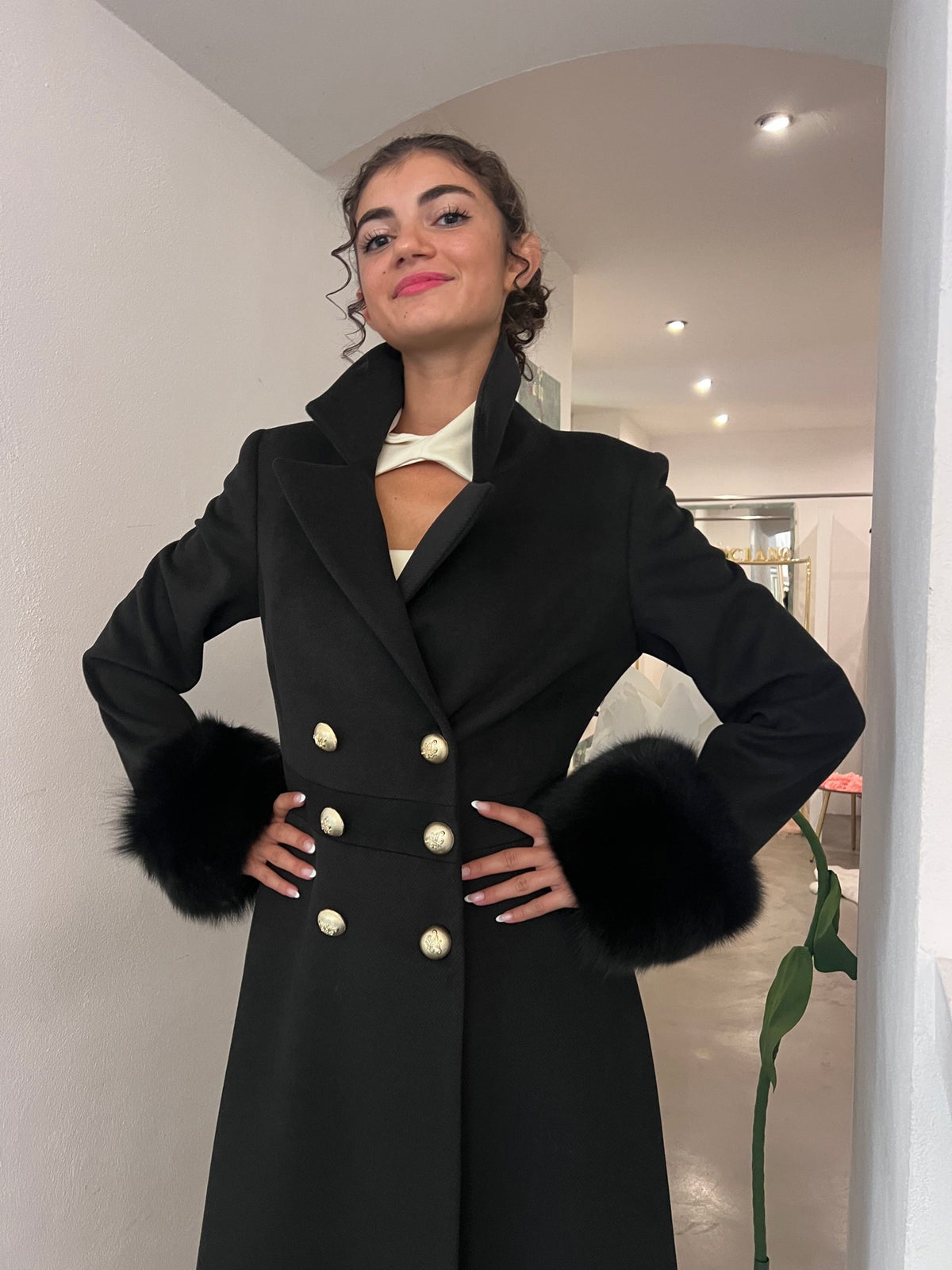 Yes London - Cappotto Con Pelo
