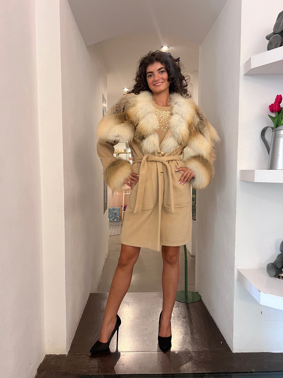 Yes London - Cappotto Con Pelo