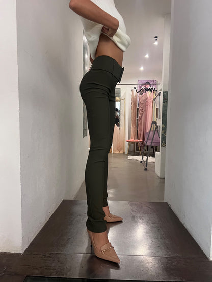 Pantalone - Ghiaccio / Verde