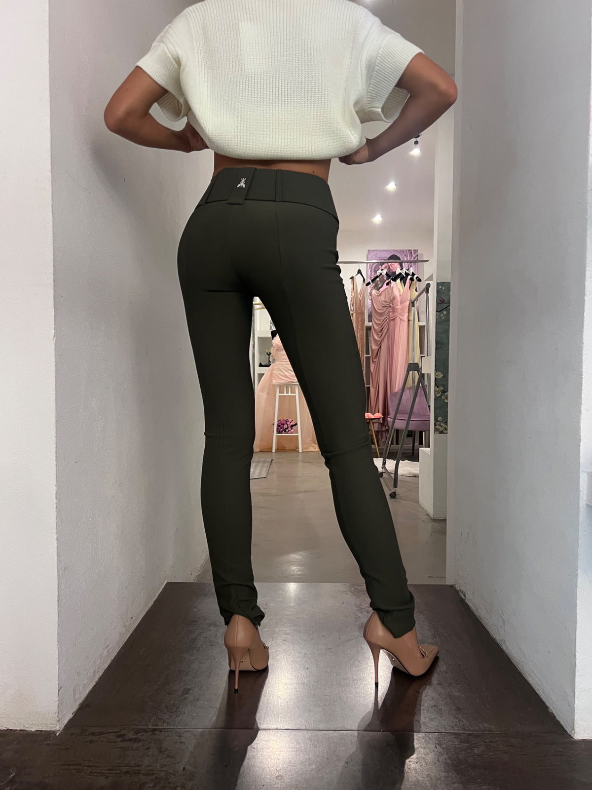 Pantalone - Ghiaccio / Verde