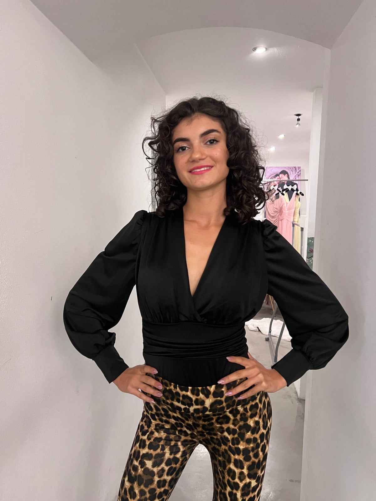 Body Orietta - Beige / Nero / Bianco