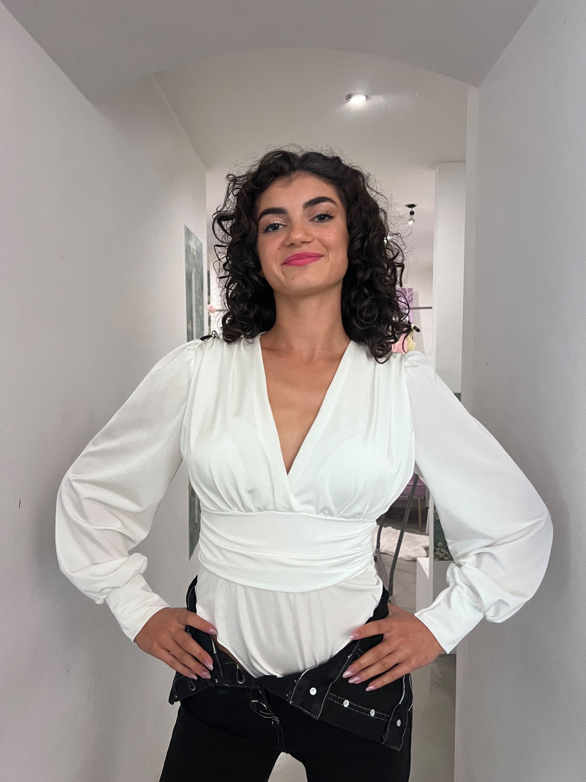 Body Orietta - Beige / Nero / Bianco